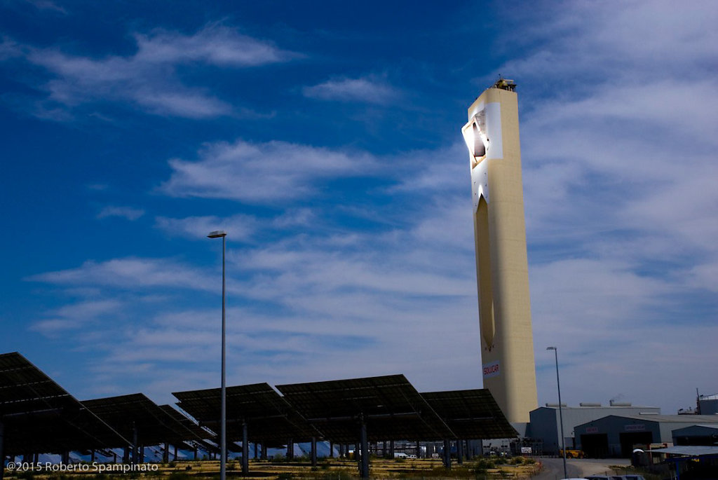 PS10 is the world's first commercial solar tower power plant.