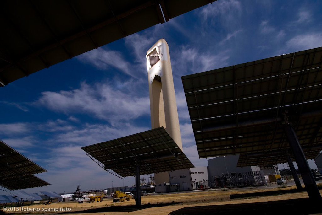 PS10 is the world's first commercial solar tower power plant.