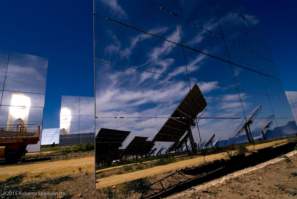 PS10 is the world's first commercial solar tower power plant.