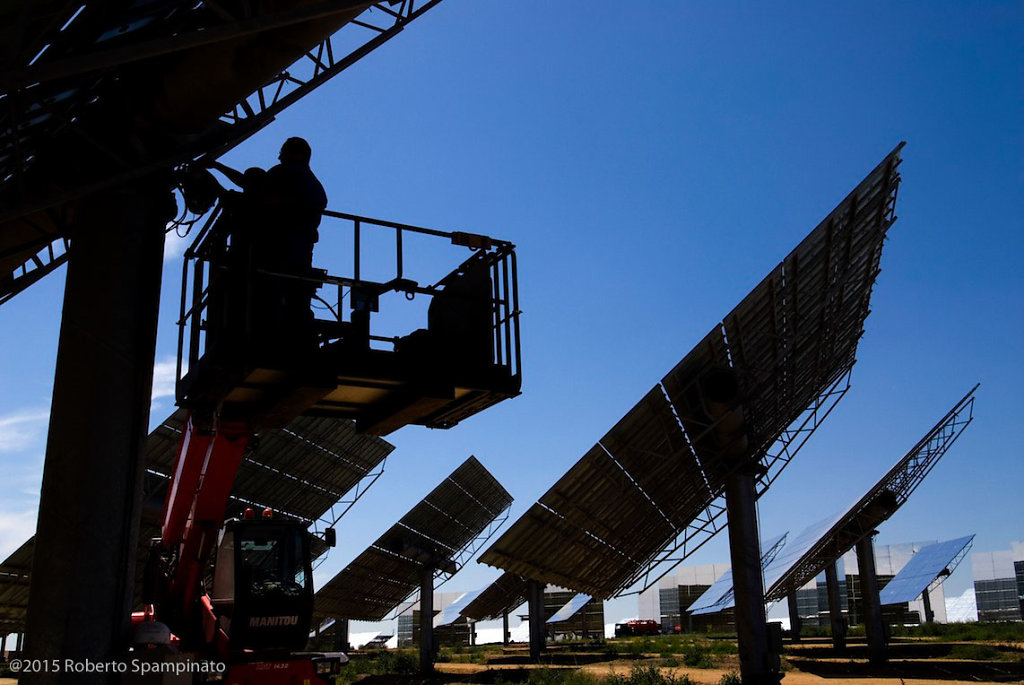 PS10 is the world's first commercial solar tower power plant.