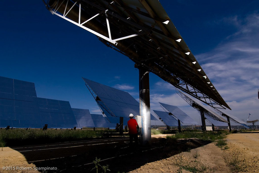 PS10 is the world's first commercial solar tower power plant.