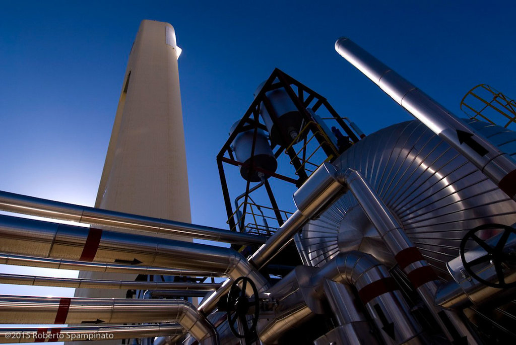 PS10 is the world's first commercial solar tower power plant.