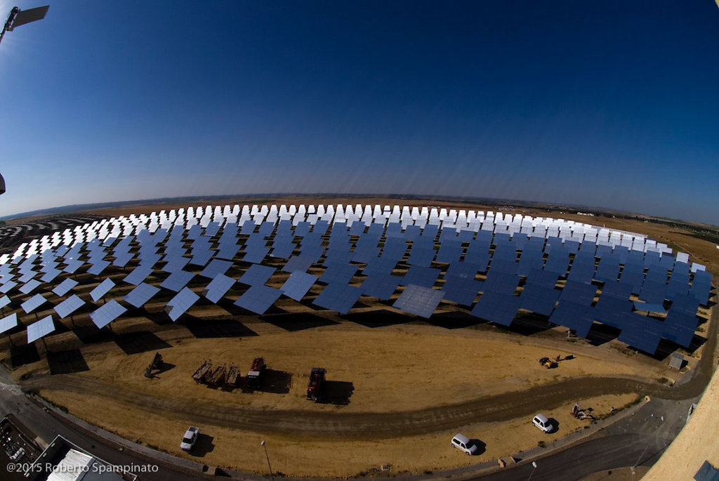PS10 is the world's first commercial solar tower power plant.