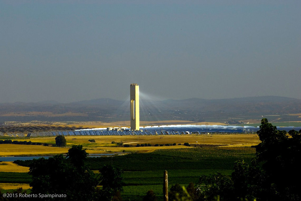 PS10 is the world's first commercial solar tower power plant.