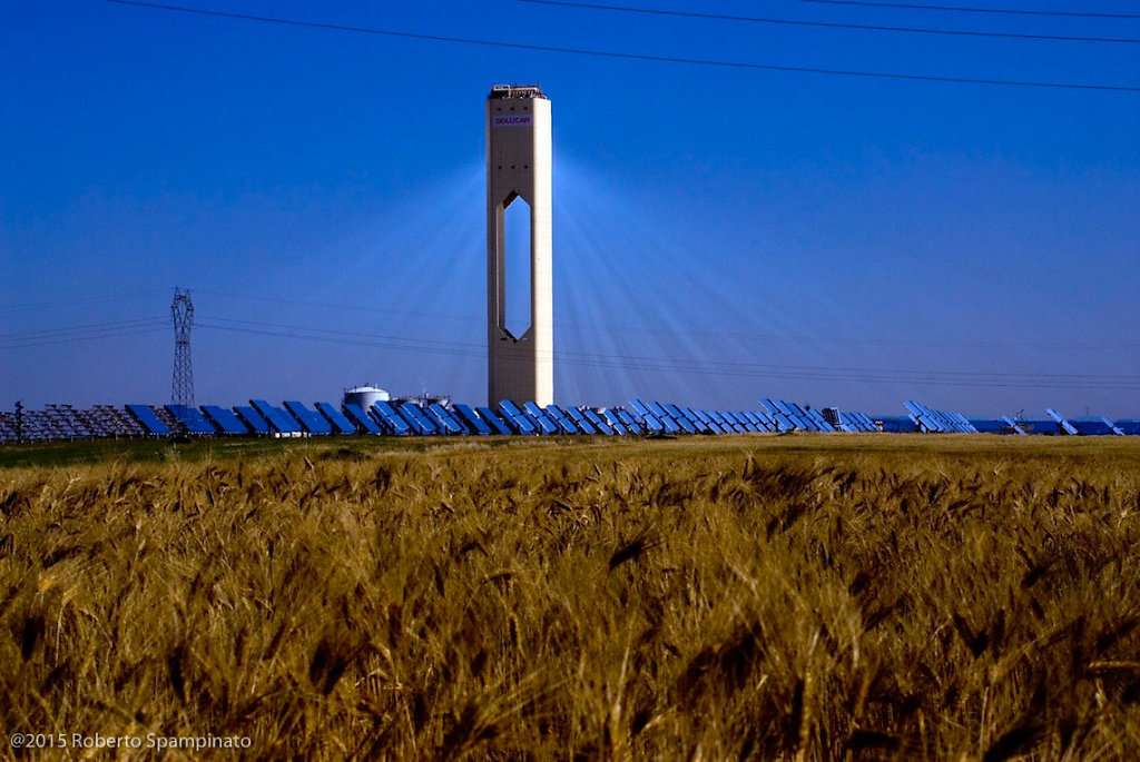 PS10 is the world's first commercial solar tower power plant.